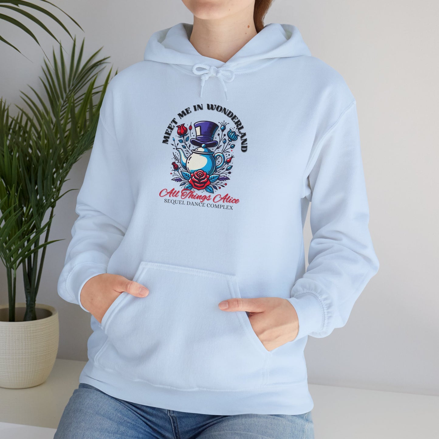 All Things Alice - Meet Me In Wonderland - Unisex Heavy Blend™ Hooded Sweatshirt