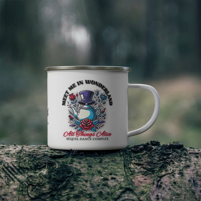 Meet Me In Wonderland - Kid-Friendly - Enamel Camping Mug