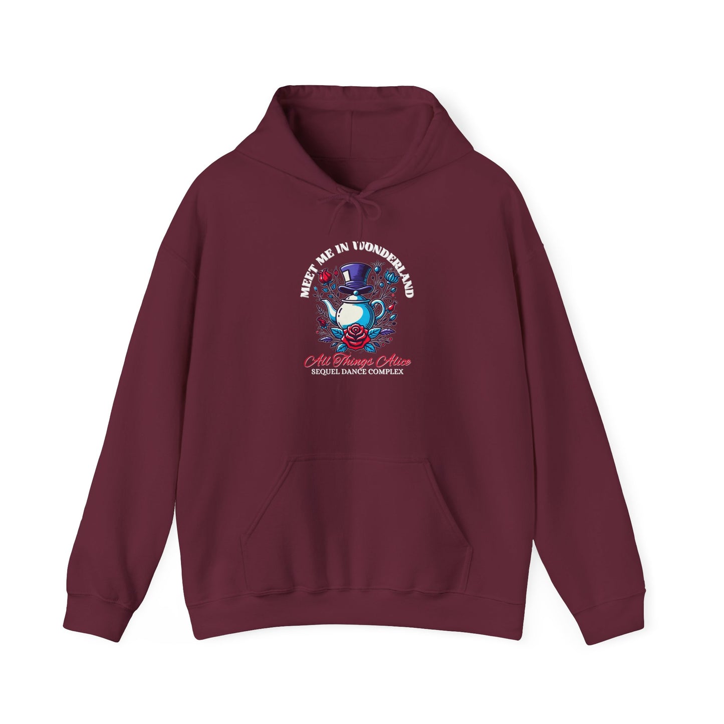 All Things Alice - Meet Me In Wonderland - Unisex Heavy Blend™ Hooded Sweatshirt