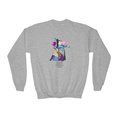 Bubblegum Queen Youth Crewneck Sweatshirt