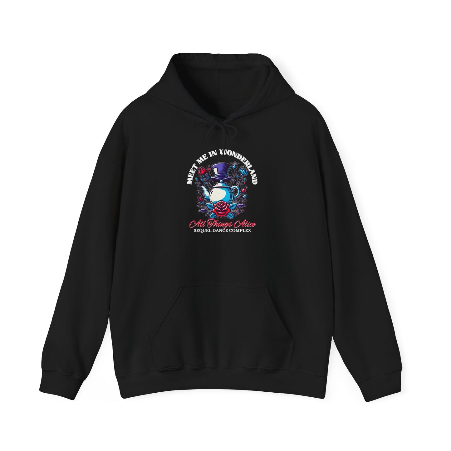 All Things Alice - Meet Me In Wonderland - Unisex Heavy Blend™ Hooded Sweatshirt