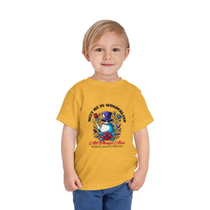 Meet Me In Wonderland - Toddler Short Sleeve Tee