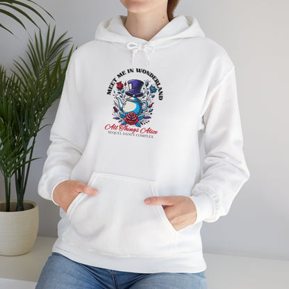 All Things Alice - Meet Me In Wonderland - Unisex Heavy Blend™ Hooded Sweatshirt