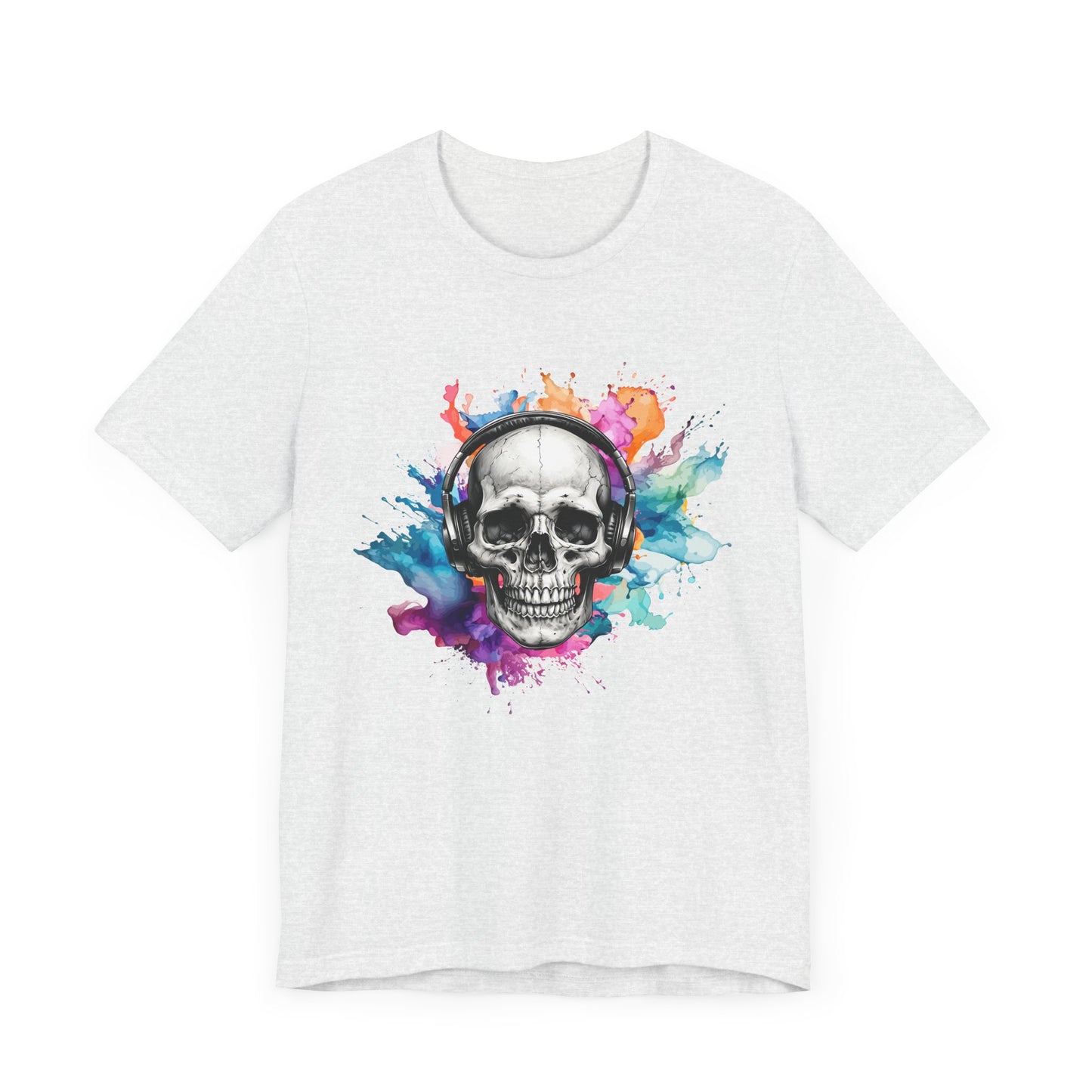 Skull Headphones Tee Express Delivery available