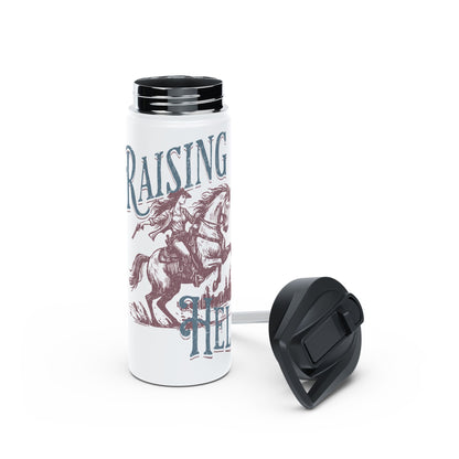 Raising Hell - Stainless Steel Water Bottle, Standard Lid