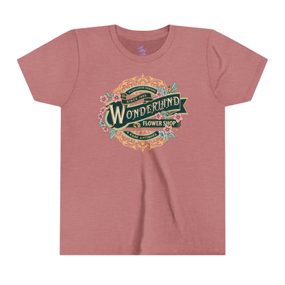 Wonderland Flower Shop - Youth Short Sleeve Tee