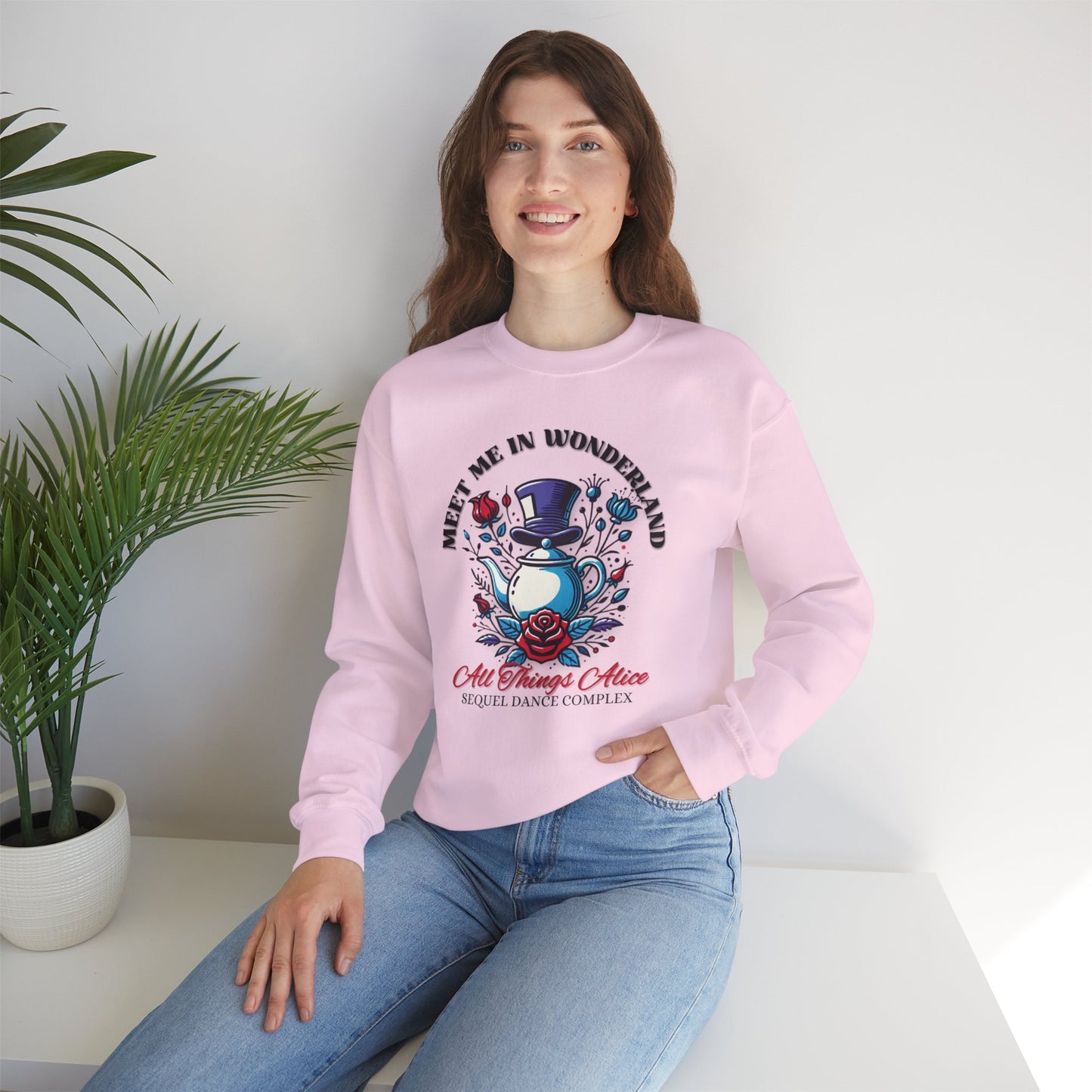 Meet Me In Wonderland - Gildan 18000 Sweatshirt