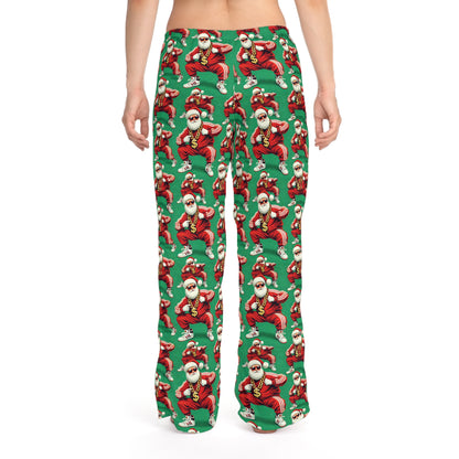 90s Hip Hop Santa Christmas Women's Pajama Pants