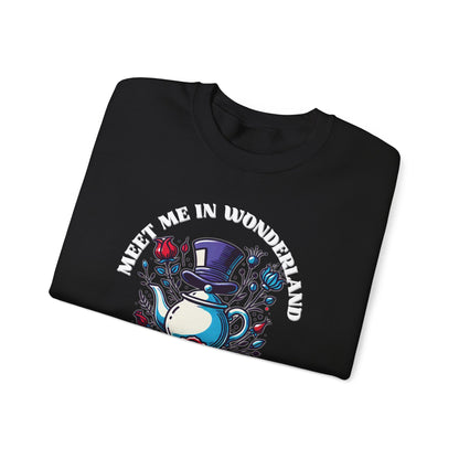 Meet Me In Wonderland - Gildan 18000 Sweatshirt