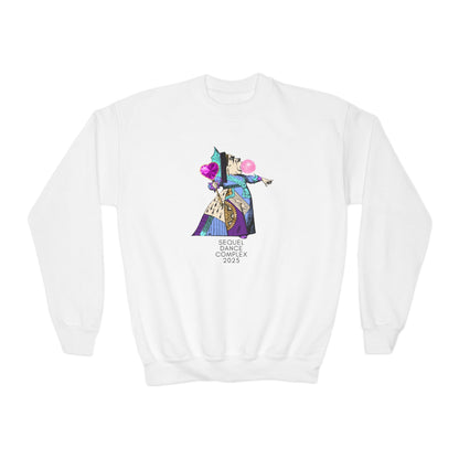 Bubblegum Queen Youth Crewneck Sweatshirt