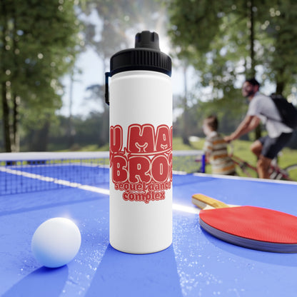 U Mad Bro? - Stainless Steel Water Bottle, Sports Lid