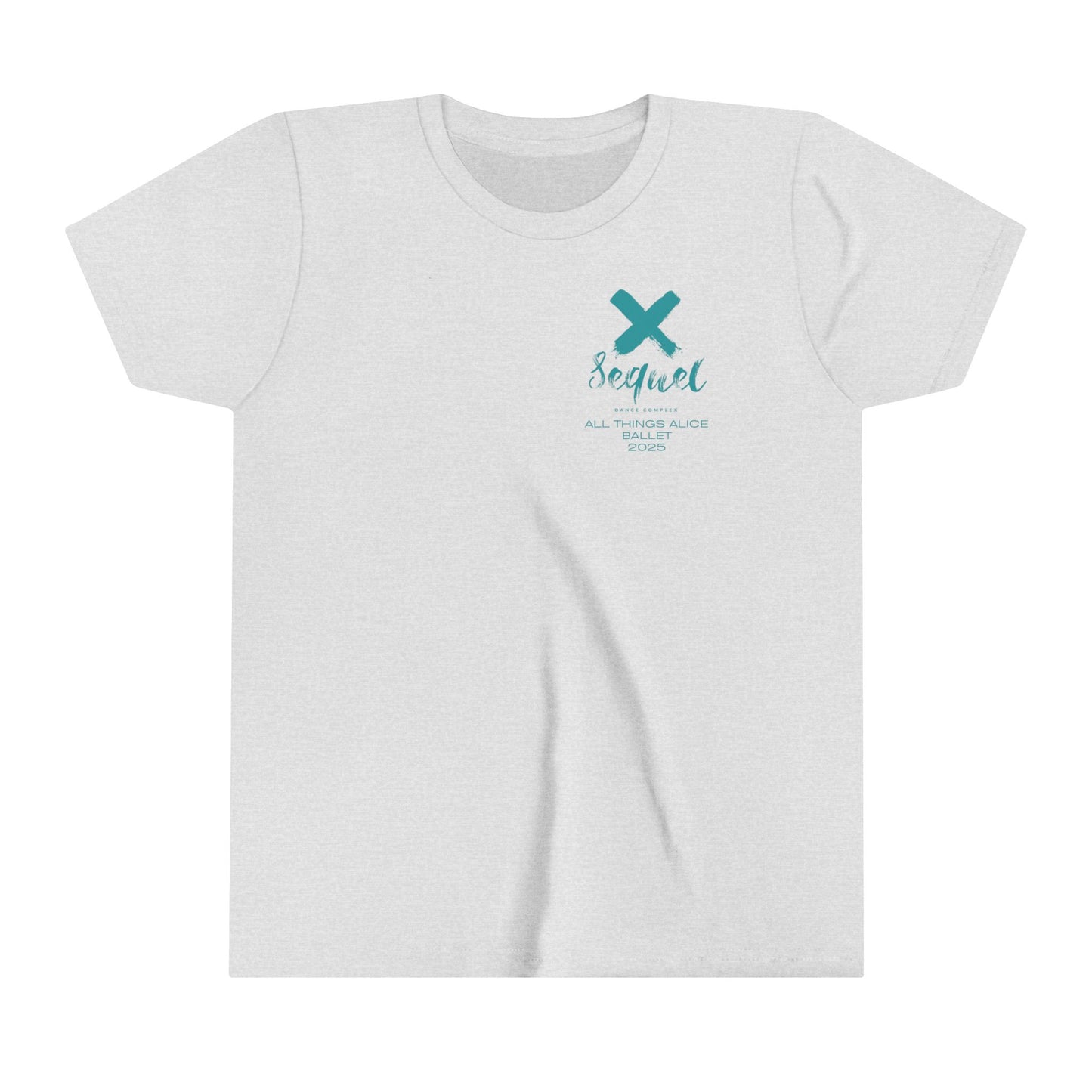 Here for the Tea Back Imprint with small left chest logo-- Youth Short Sleeve Tee