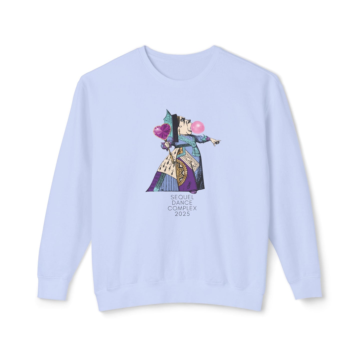 Bubblegum queen Comfort Colors Unisex Lightweight Crewneck Sweatshirt