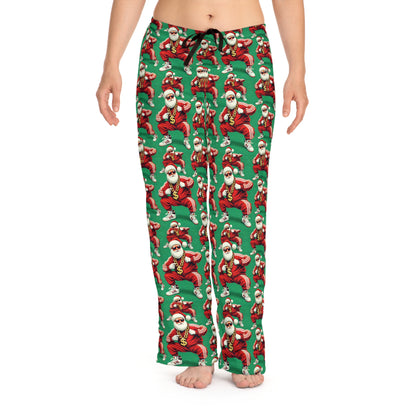 90s Hip Hop Santa Christmas Women's Pajama Pants