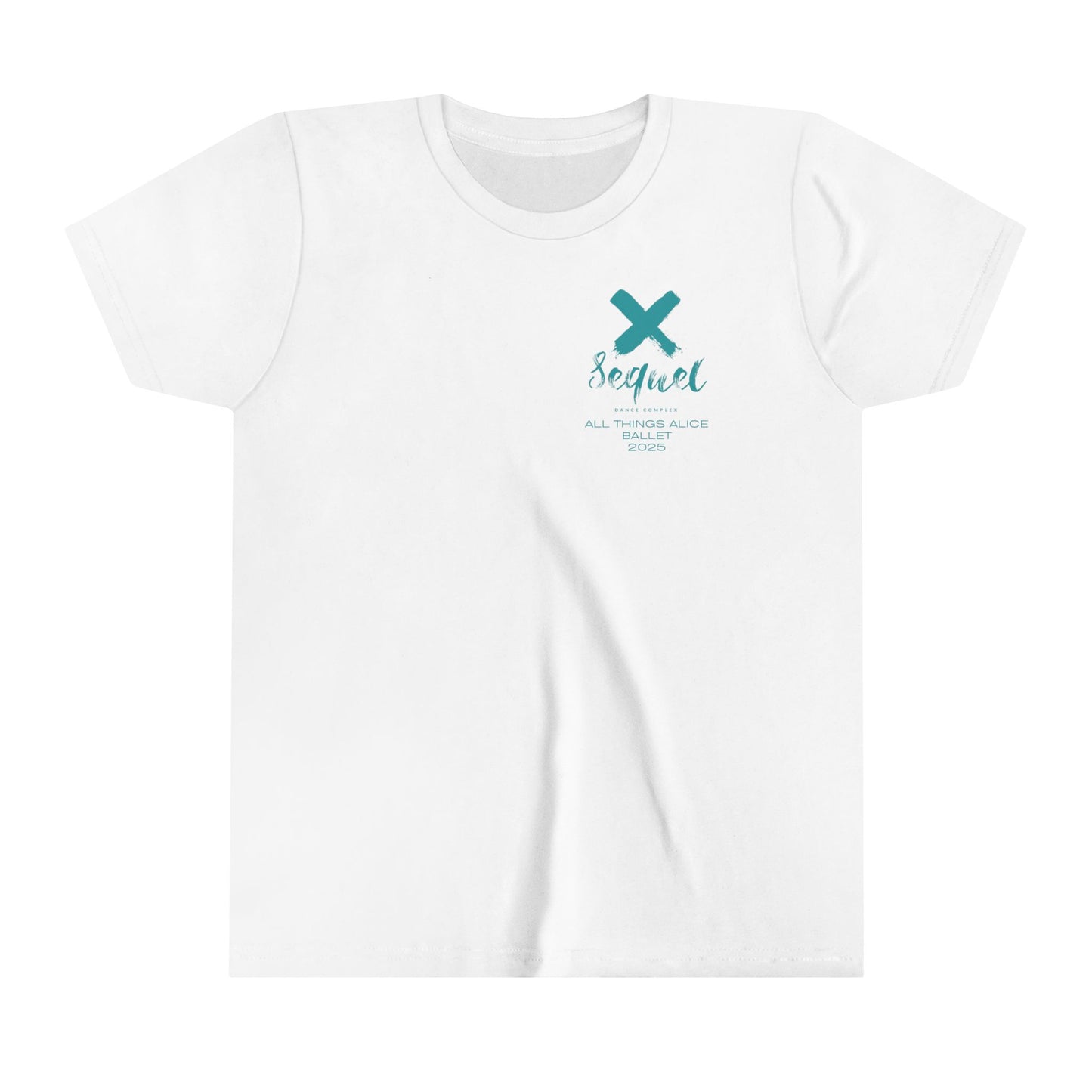 Here for the Tea Back Imprint with small left chest logo-- Youth Short Sleeve Tee