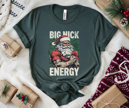 Big Nick Energy Santa Shirt